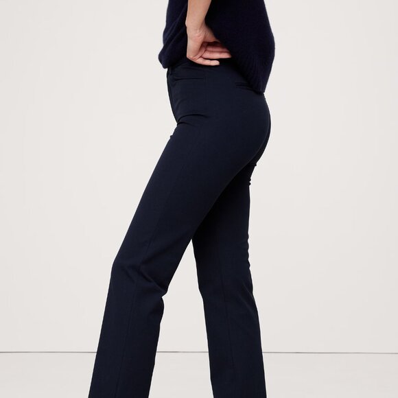 NWT Women’s Banana Republic Navy Blue Straight Sloan Pant - Picture 3 of 9